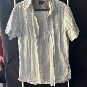 Paul Smith White and Black Patterned Casual Shirt
